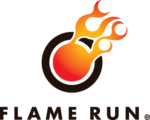 Flame Run (500x401), Png Download