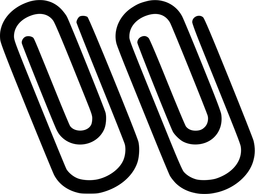 Paper Clips Comments (981x748), Png Download