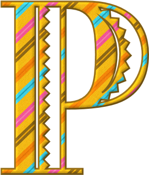 Alfabeto A Rayas Inclinadas - Alphabet Sets 4 Yolande Bonnet Epouse Maillard (409x462), Png Download