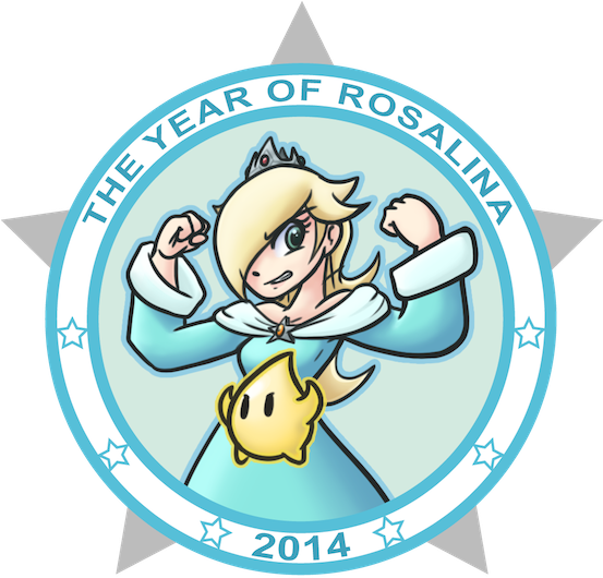The Year Of Rosalina - Cartoon (552x542), Png Download