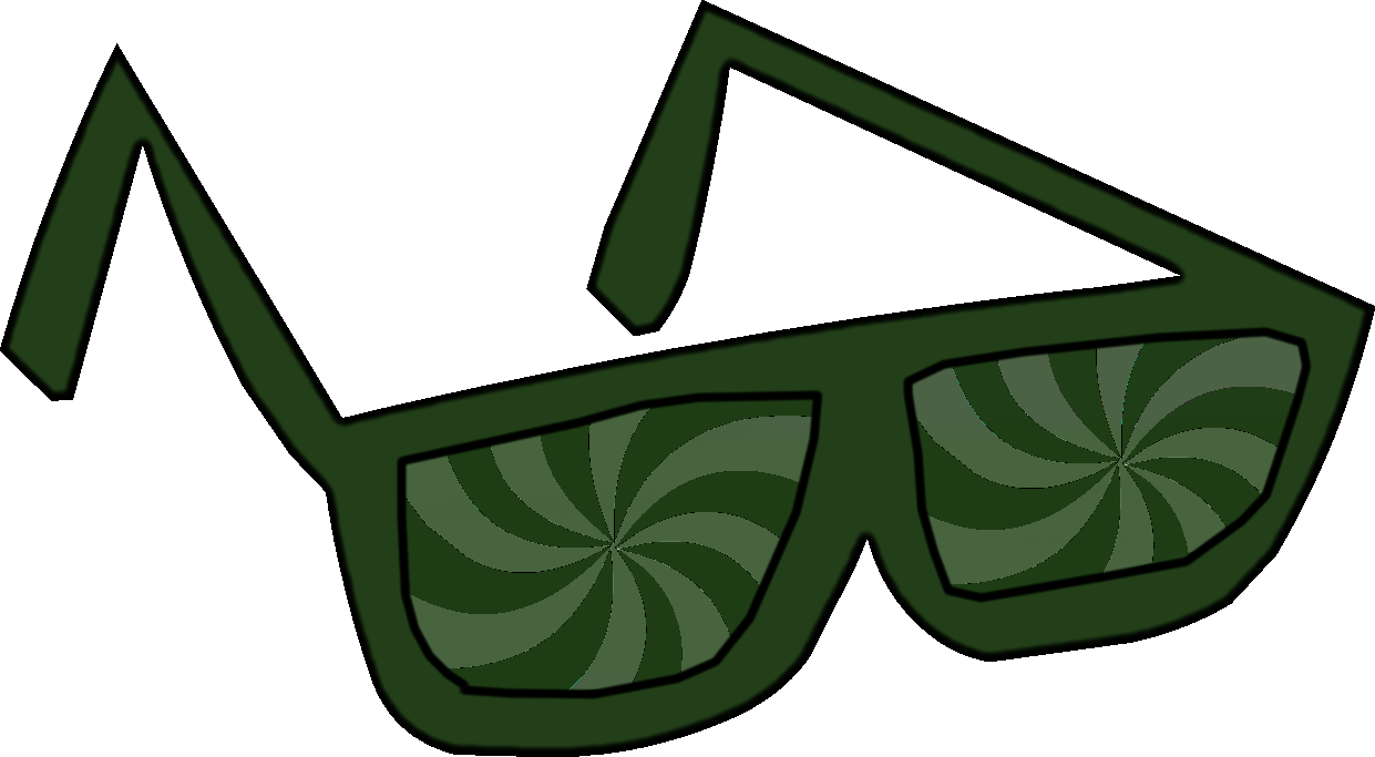Gotic Glasses Icon - Glasses (1241x683), Png Download