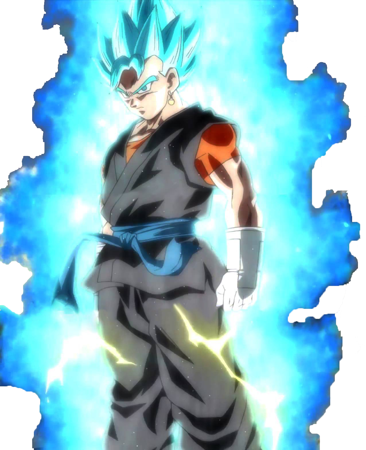 Cc Vegito Blue - Vegetto Dragon Ball Heroes (1276x1570), Png Download