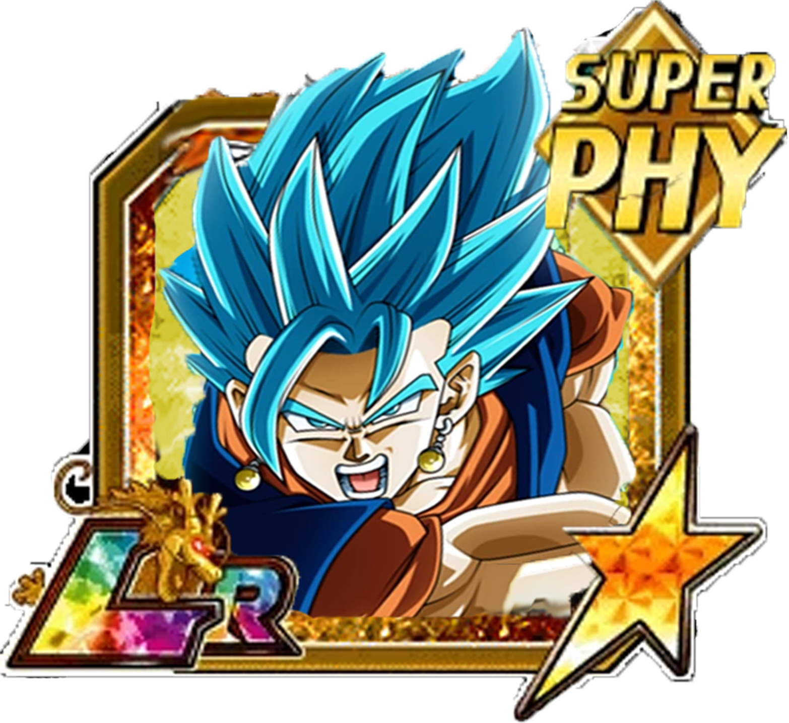 Vegito Blue - Dokkan Battle Vegito Blue (1566x1435), Png Download