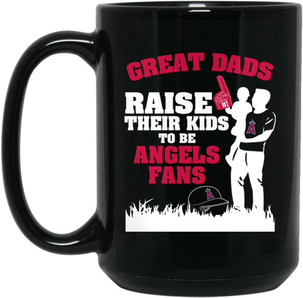 Los Angeles Angels Of Anaheim Father Mug Great Dads - T-shirt (600x600), Png Download