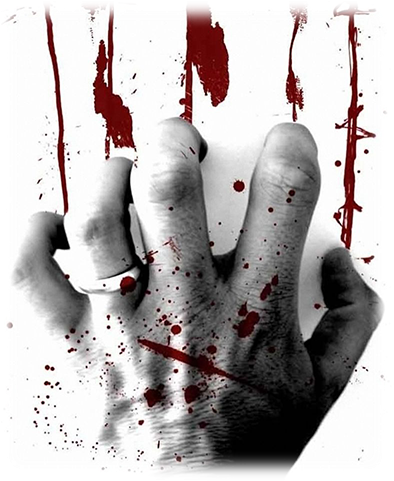 Theevilwithin Blood Terror Psicologico Analisis Videojuegos - Love Wallpaper Hand Blood (394x530), Png Download