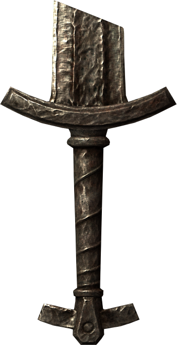 Broken Iron Sword Handle - The Elder Scrolls Online (351x684), Png Download