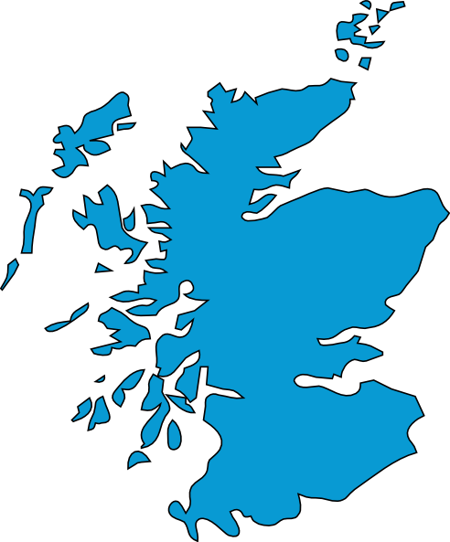 Outline Of Scotland - Scotland Clip Art (492x593), Png Download