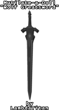 Mad Lab - Wolf Greatsword - Sword (450x450), Png Download