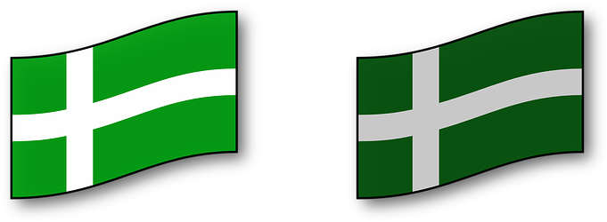 Scotland, Flag, Island, Unofficial - Bandera De Dinamarca Png (680x340), Png Download