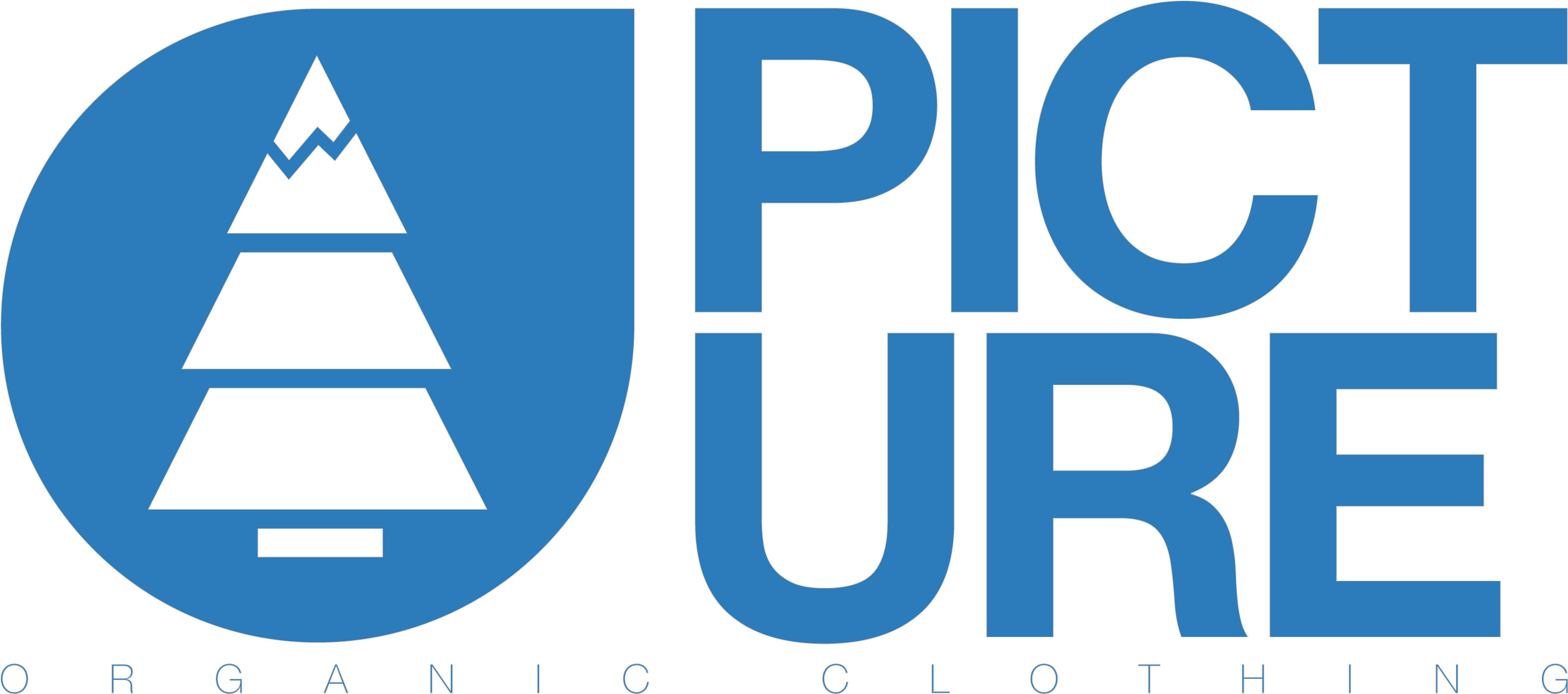 Picture Organic Clothing Blue - Organic Clothing Logo Png (3042x1414), Png Download