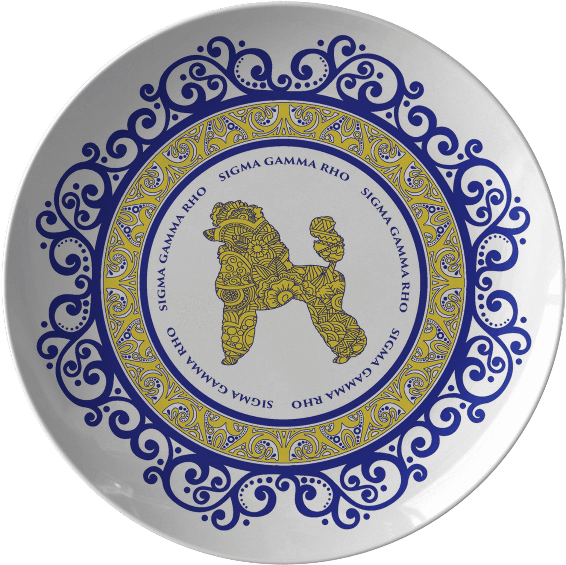 Sigma Gamma Rho Plate Unique Greek Store Png Sigma - Delta Sigma Theta (2000x2000), Png Download