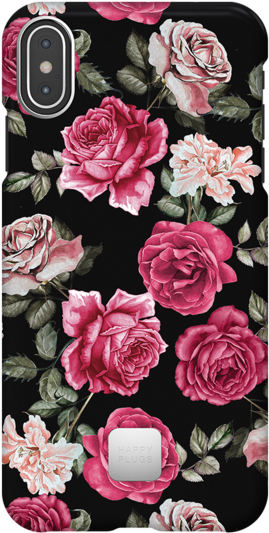 Iphone Xs Max Case Vintage Roses - Happy Plugs Iphone 7/8 Plus Slim Case Phone Case Vintage (600x600), Png Download