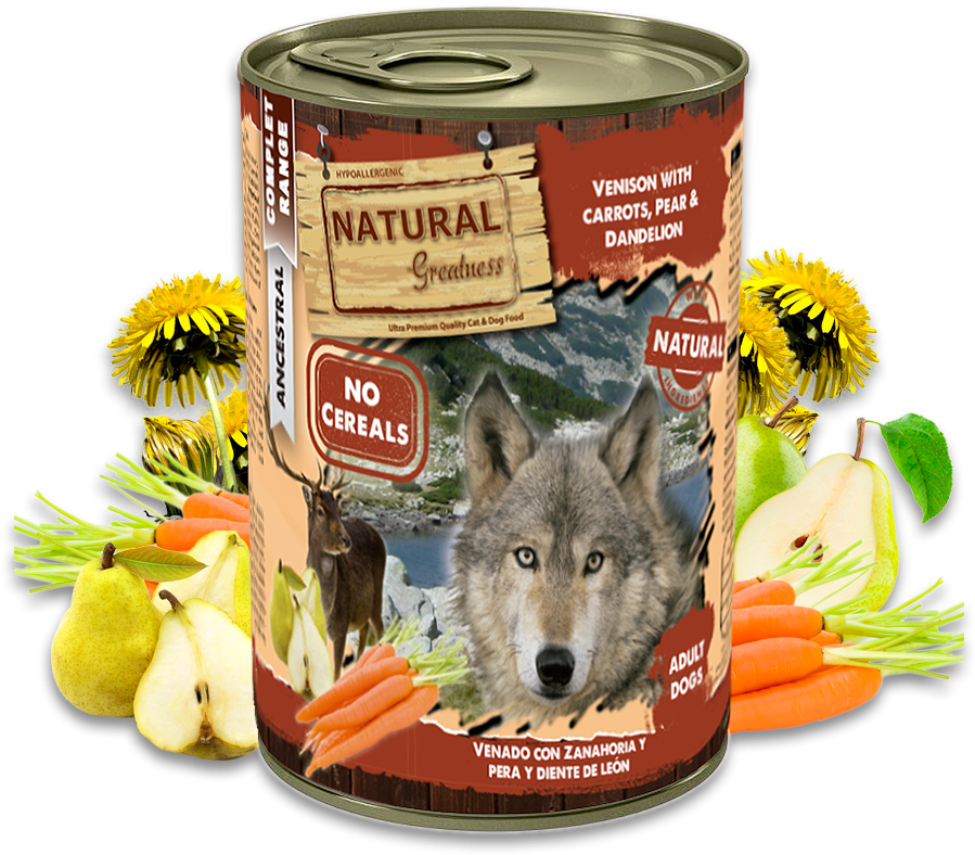 *guía De Alimentación Orientativa - Natural Greatness Rabbit And Duck With Apple, Peach (967x800), Png Download