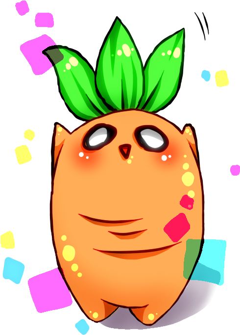 Imagenes De Zanahoria-chan - Zanahoria Gif Png (500x700), Png Download