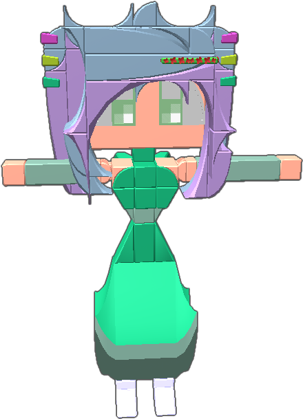 The Pokémon That Belongs To Her Is Meloetta - Cartoon (768x768), Png Download
