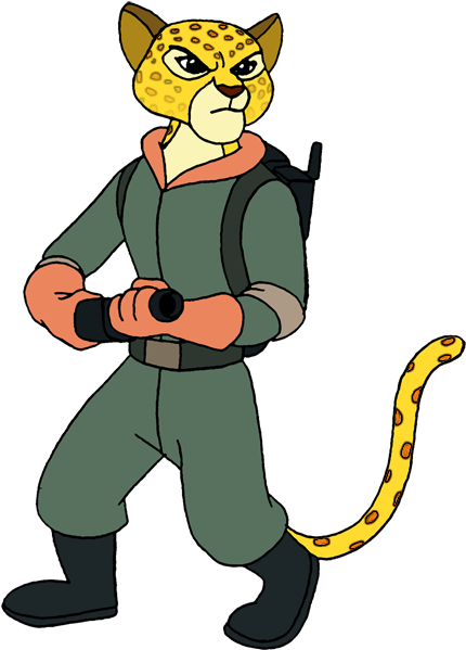Ghostbuster Gia By Lionkingrulez - Lion King Ghostbusters (459x630), Png Download