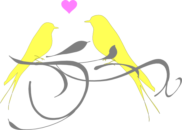 Yellow Angry Bird Icon, Png Clipart Image - Png Love Birds (600x430), Png Download