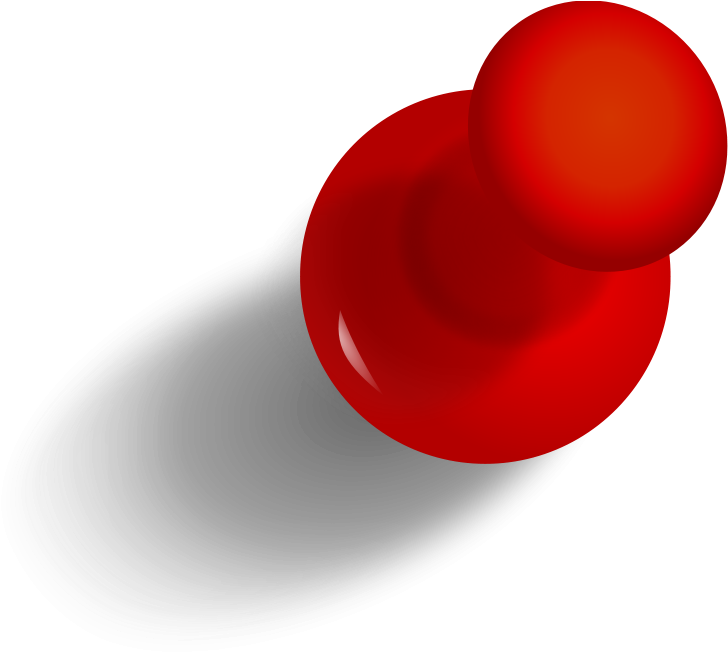 Pushpin - Push Pin Clip Art (800x752), Png Download