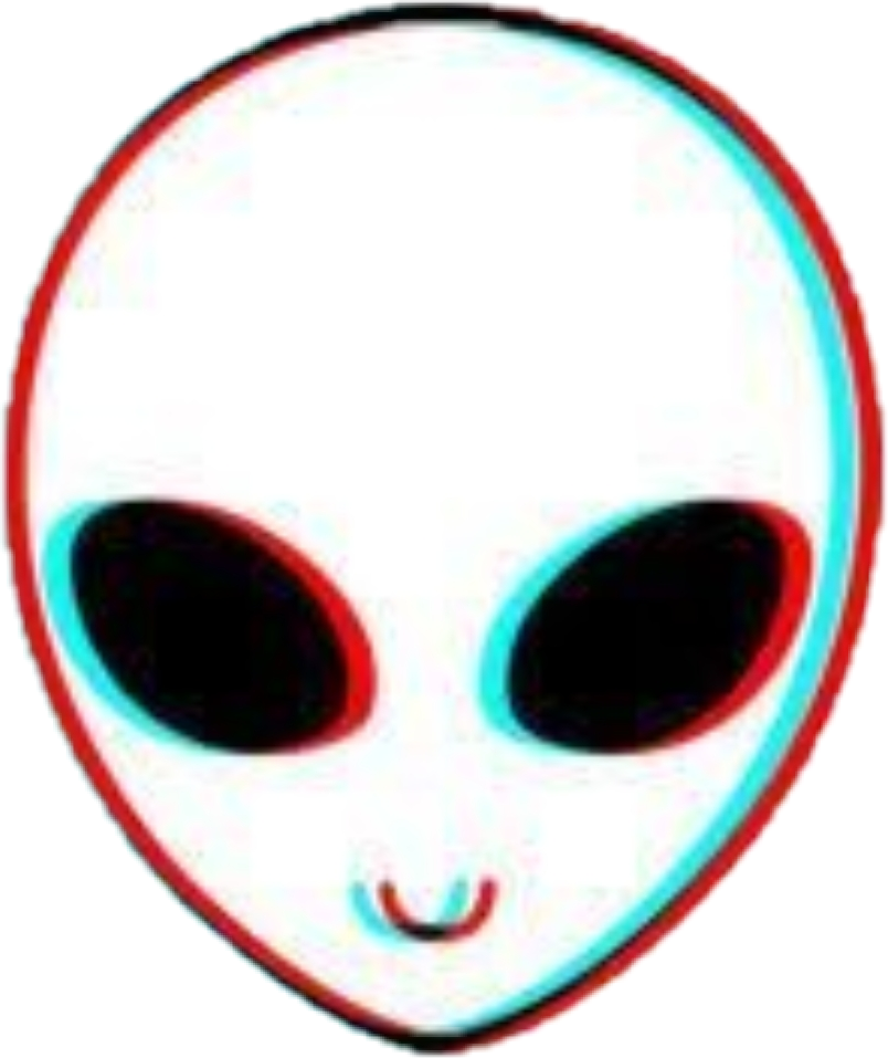 Ovni Featureme Tumblr 3d Like4like Likeforfollow Creati - Trippy Alien (804x957), Png Download