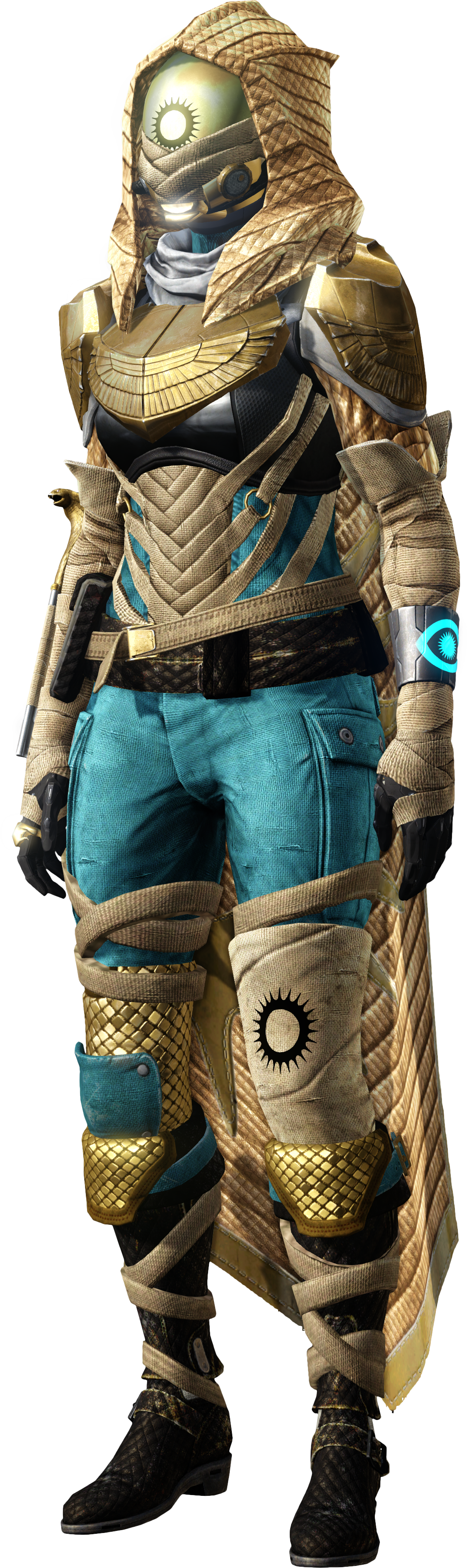Hunter Too Idle Right - Armour (1120x3760), Png Download