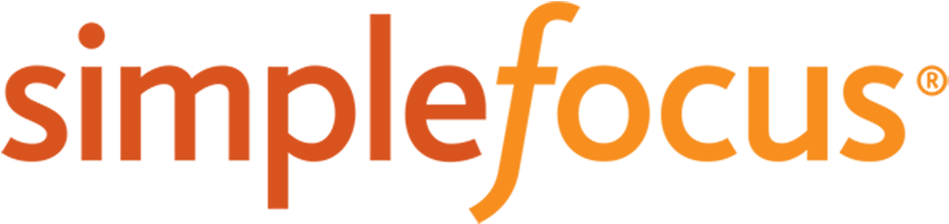 Logo - Focus And Simple (900x349), Png Download