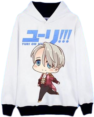 Yuri On Ice Victor Solo Hoodie - Yuri!!! On Ice: Teku Toko Acrylic Badge Victor Nikiforov (400x400), Png Download
