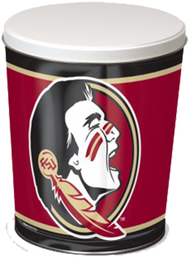 Florida State - Florida State Seminoles Metal Trailer Hitch Cover-florida (300x410), Png Download