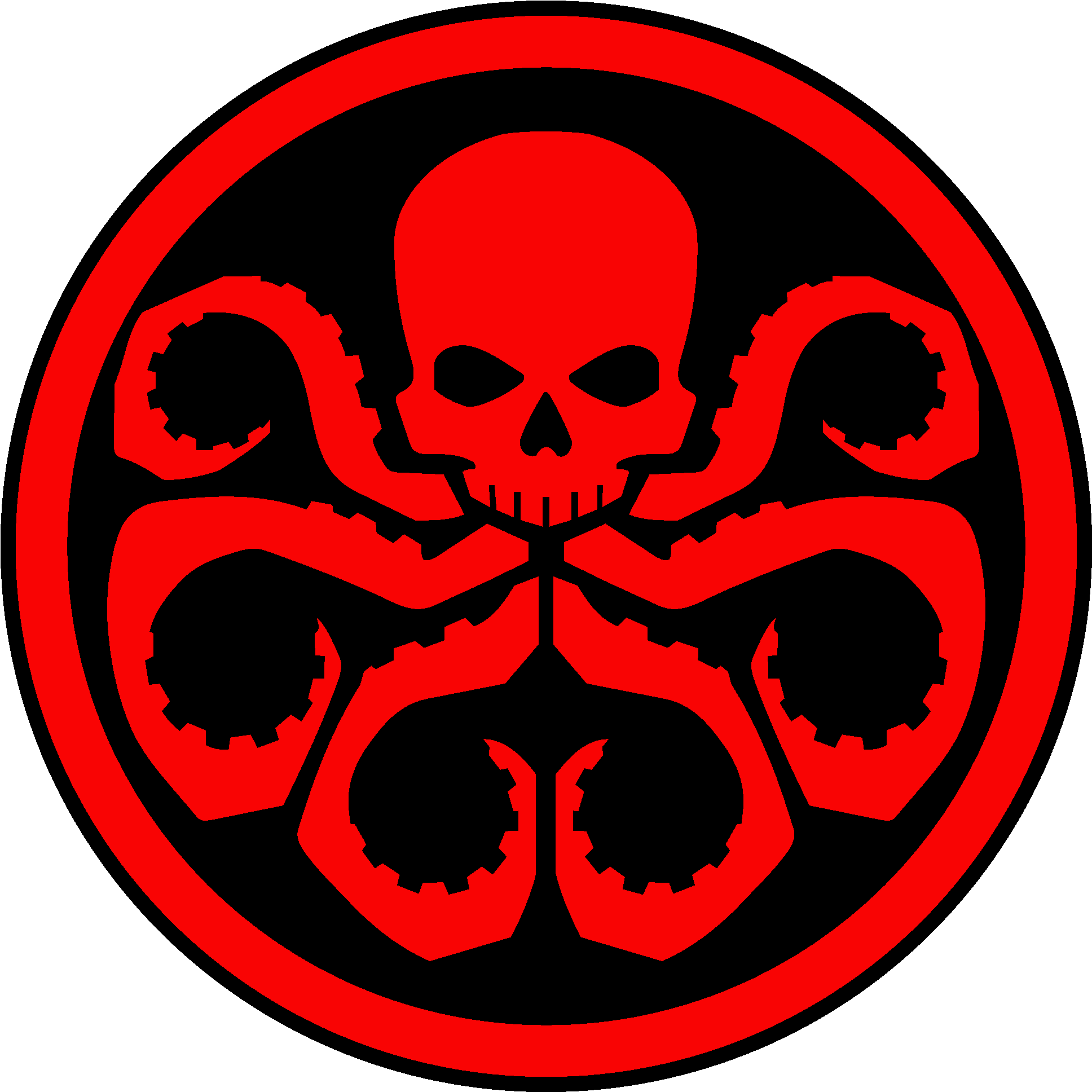 20150524063701 Marvel Logo, Marvel Dc, Marvel Comics, - Hydra Marvel (2067x2067), Png Download