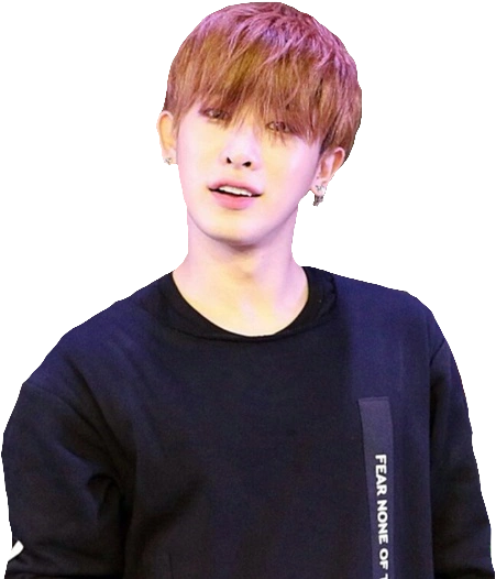 Kpop-pngs - - Wonho Monsta X Transparent (500x542), Png Download