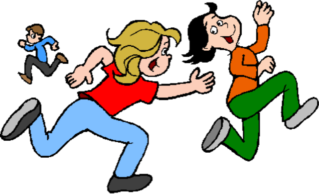 Picture - Playing Tag Clipart (640x390), Png Download