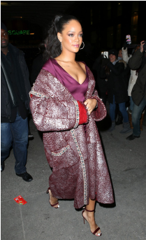 Rihanna Zac Posen Runway Show 2015 Nyfw - Fashion Show (608x342), Png Download