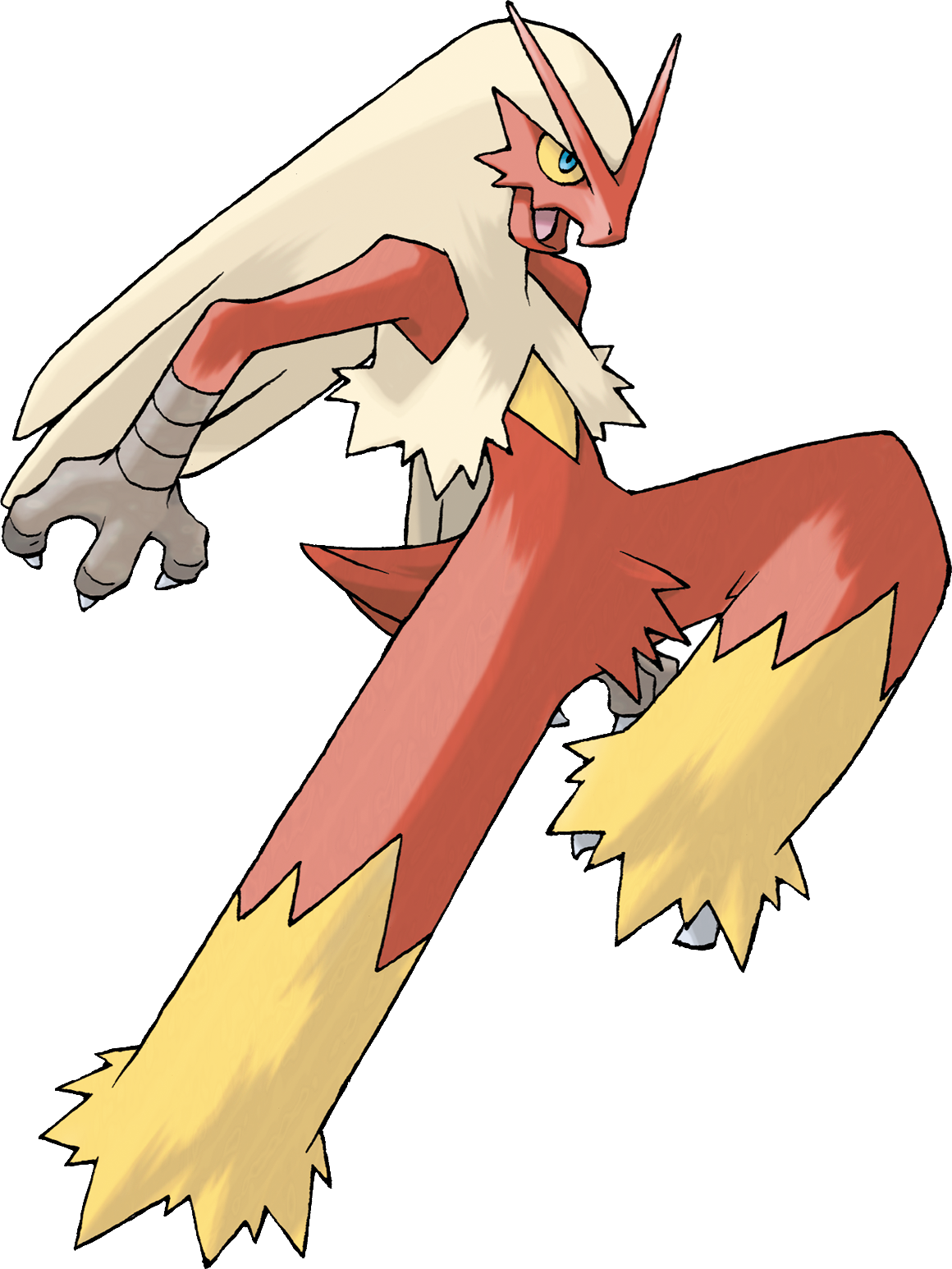 Pokemon Blaziken (1160x1546), Png Download