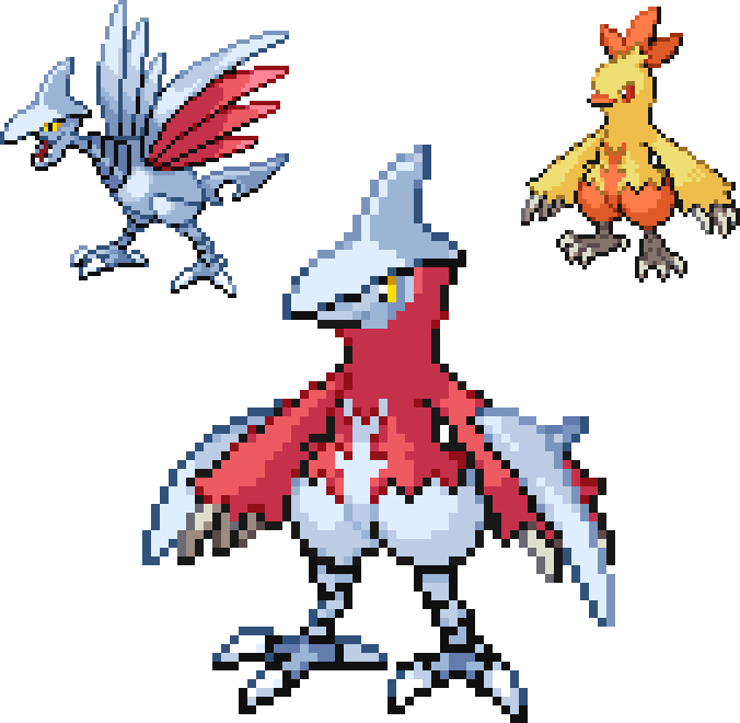View Combusken Skarmory Fusion , - Charizard (676x660), Png Download