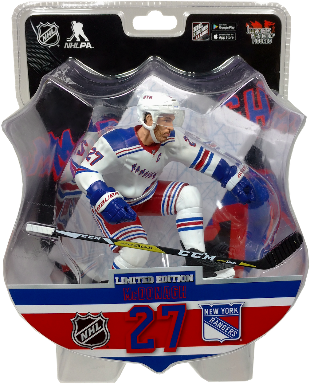 2018 Imports Dragon Nhl 6-inch Figures - National Hockey League (1100x1293), Png Download