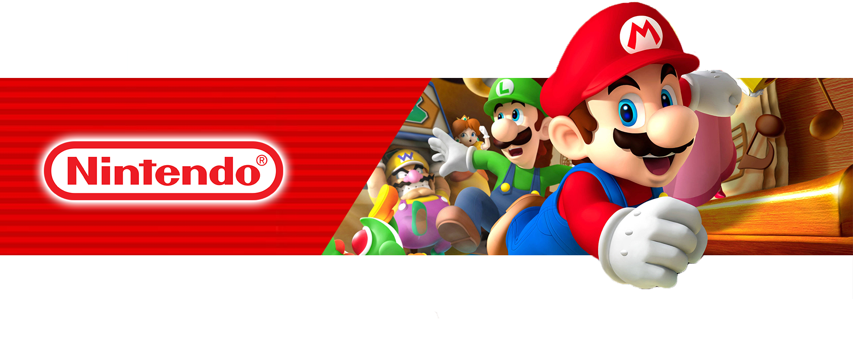 The Nintendo Collection - Mario Luigi Yoshi Wario 3d Mouse Pad (1750x700), Png Download