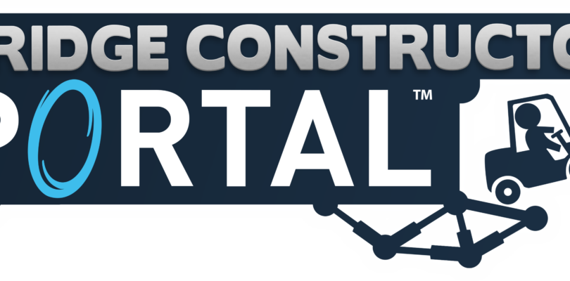 Bridge Constructor Portal Logo - Bridge Constructor Portal Png (810x400), Png Download