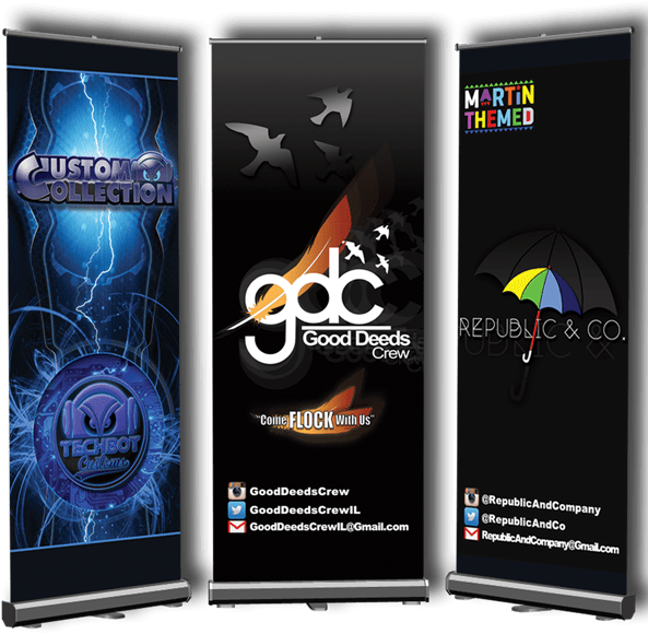 Retractable Banners - Banner (600x600), Png Download