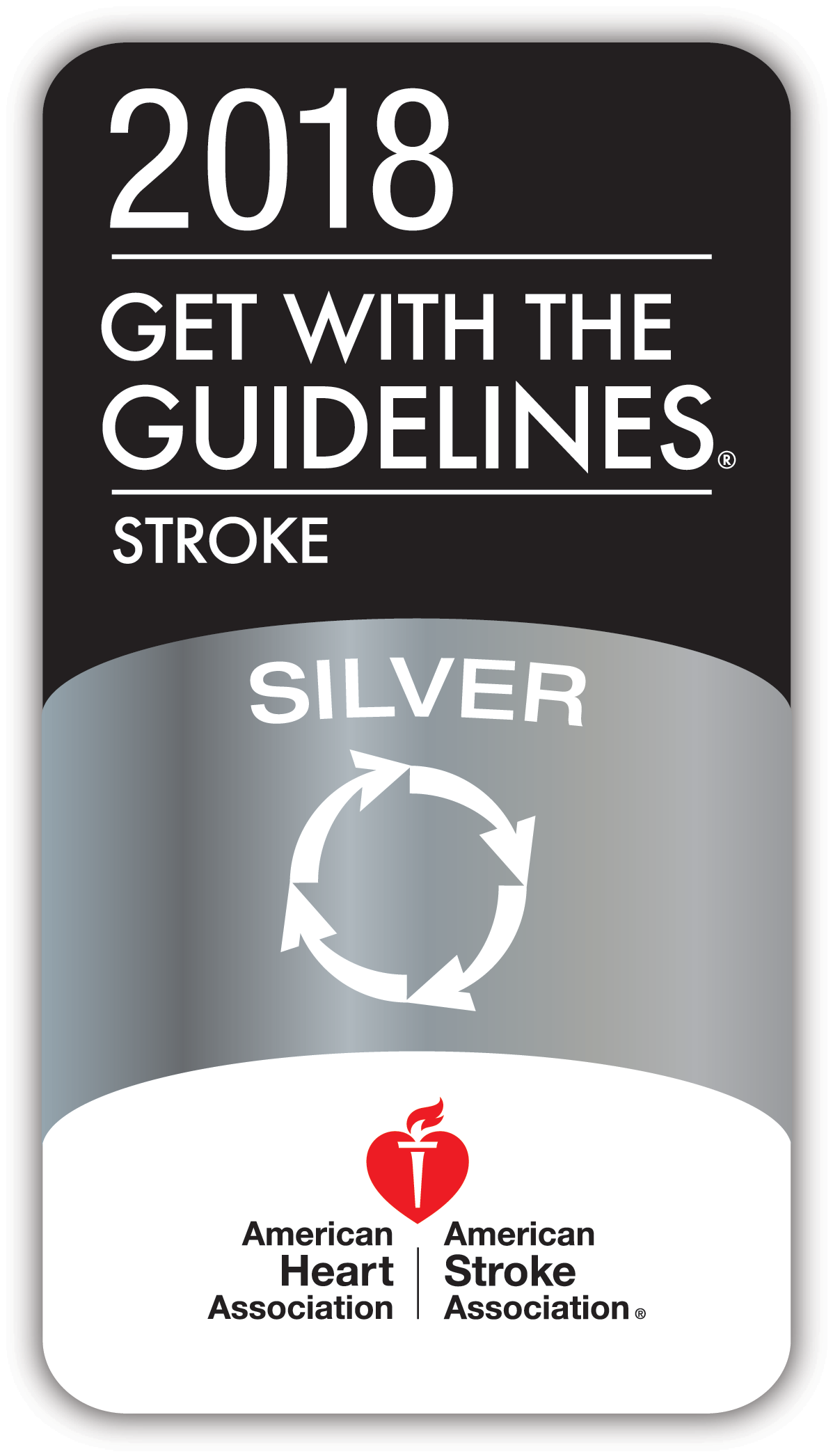 Aspirus Wausau Hospital Has Received The American Heart - American Heart Association American Stroke Association (1500x2500), Png Download