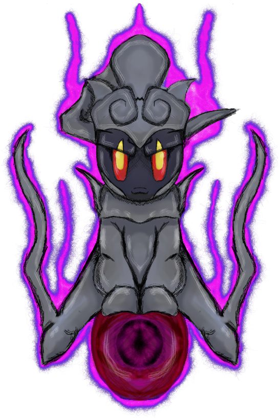 #pokemon #pokemonfanart #fanart #fighting Type #ghost - Illustration (765x850), Png Download