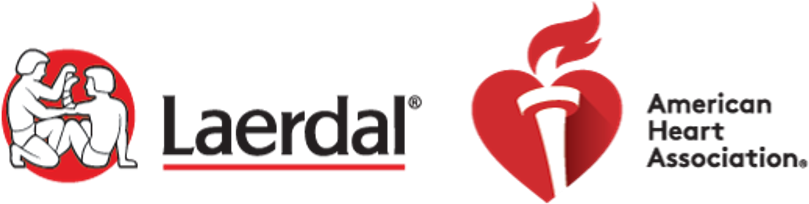 American Heart Association - Laerdal (892x264), Png Download