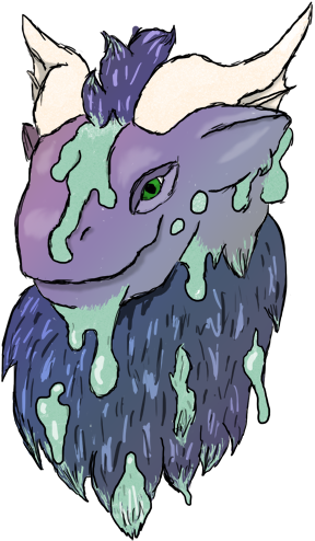 Goodra - Complete - Cartoon (351x500), Png Download