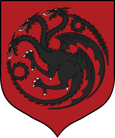 Game Of Thrones Clipart Sigil - House Blackfyre Game Of Thrones (400x480), Png Download