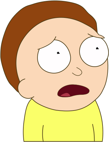 "aw Geez Man, Can't You, Ya Know, Cut Him A Little - Morty Worried Face (462x511), Png Download