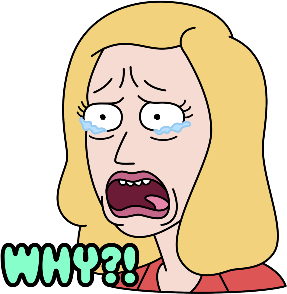 Rickandmorty Bethsadwhy1500 (1000x1000), Png Download