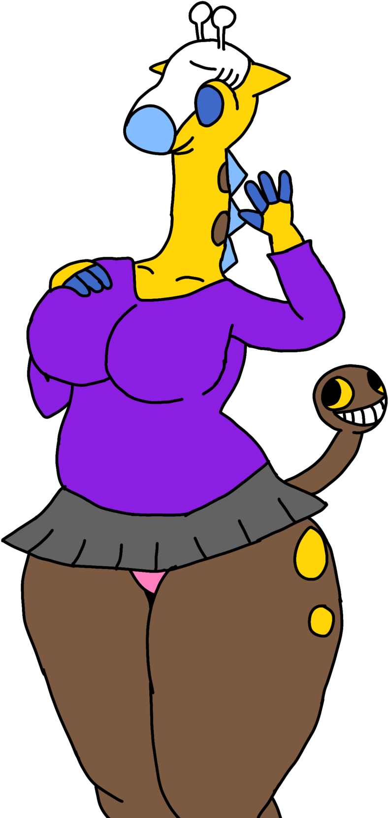 Meet Snivy's Best Friend Gabby And Her Cute Tail 😏 - Cartoon (1280x1920), Png Download