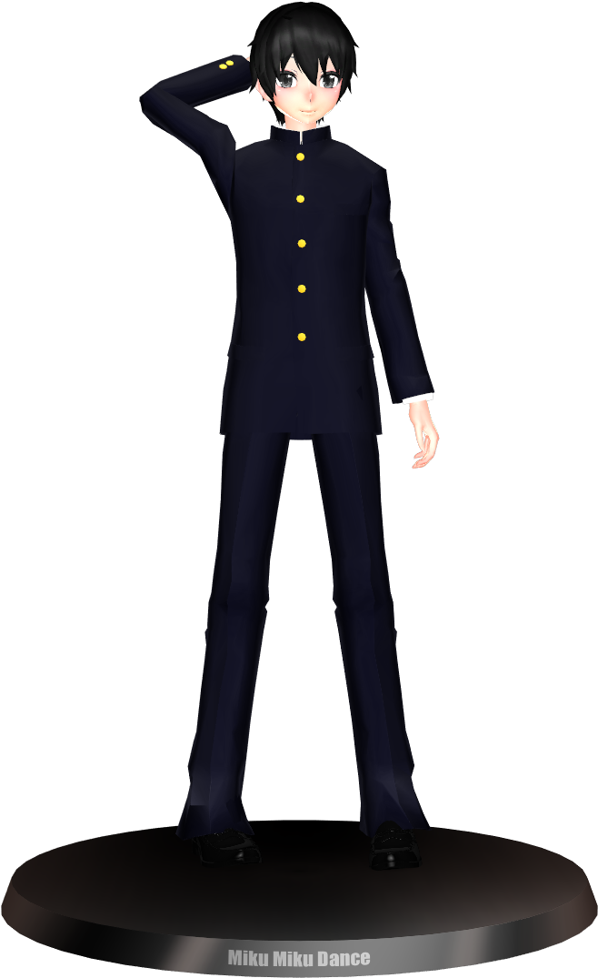 Senpai Figurine - Standing (1000x1080), Png Download