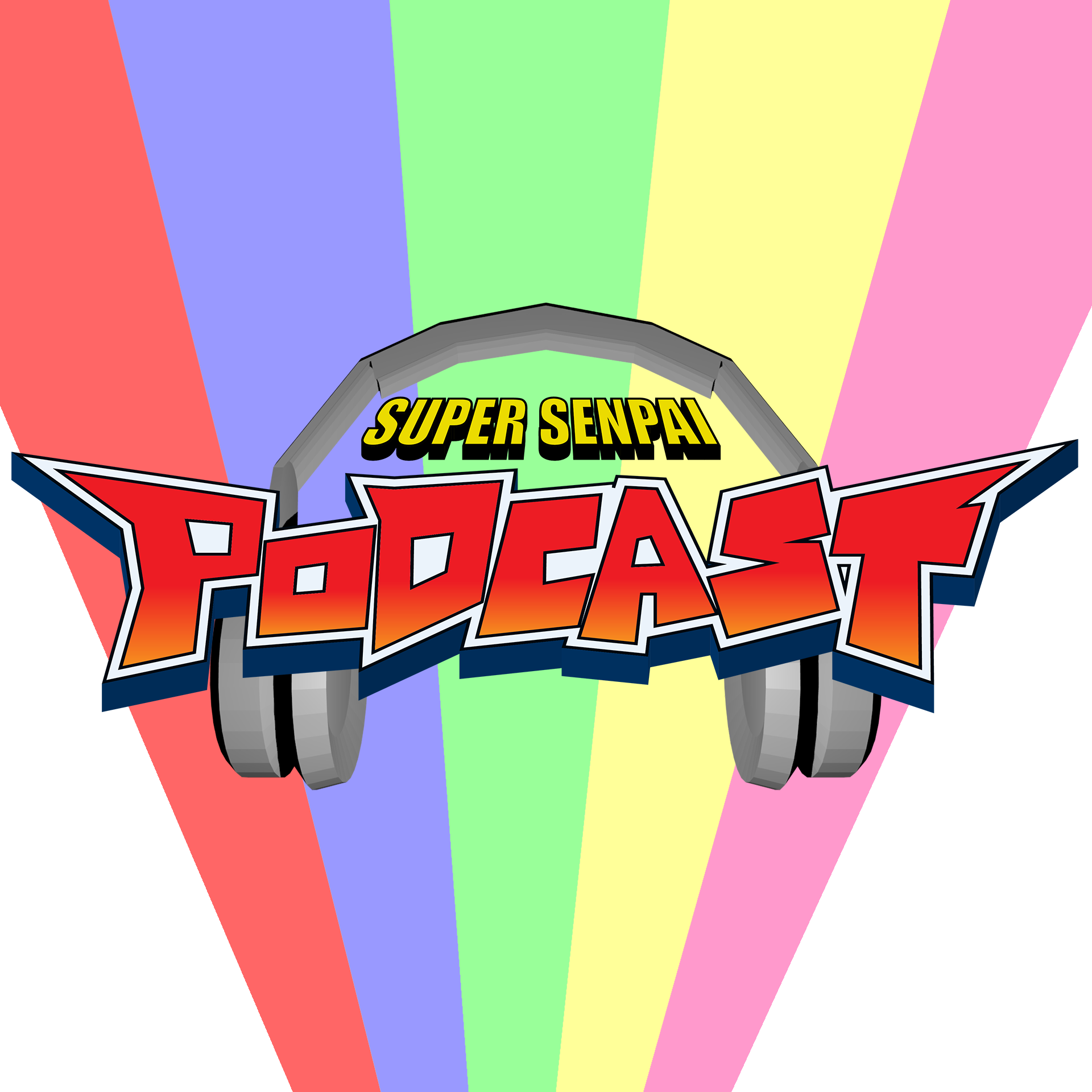 Super Senpai Podcast Logo - Patoranger Logo (1920x1920), Png Download