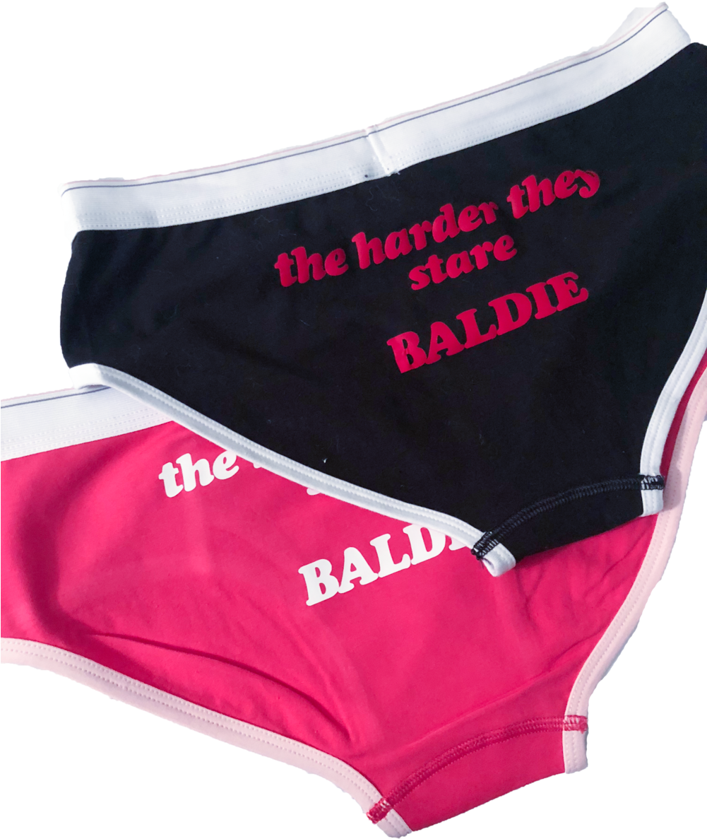 "the Shorter The Hair" Girl Briefs (1000x1333), Png Download