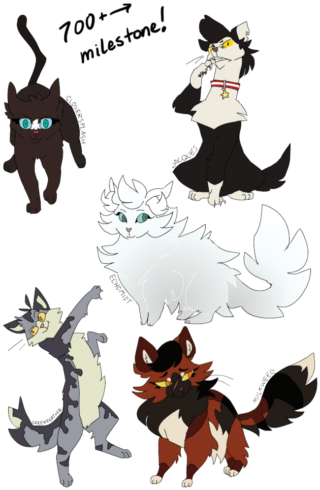 700 Milestone By Nifty-senpai On Deviantart ~ Yes, - Clear Sky Nifty Senpai (750x1066), Png Download