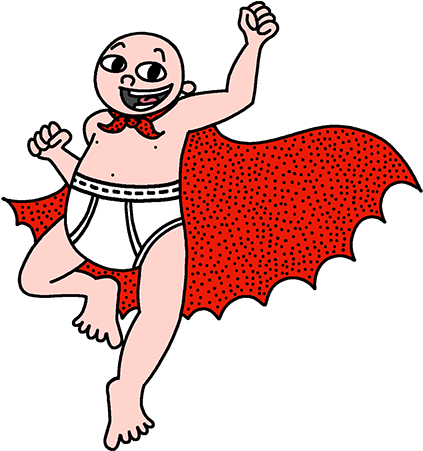 Captain Underpants (432x458), Png Download